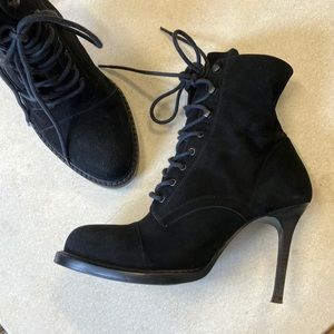 Ann Demeulemeester Suede Lace-Up Boot